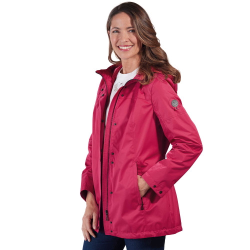 Parka imperméable Fuchsia