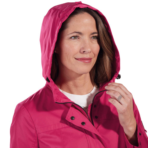 Parka imperméable Fuchsia