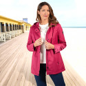 Parka imperméable Fuchsia