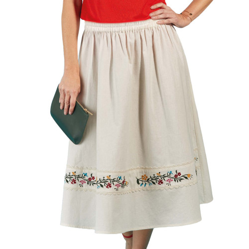 Jupe brodée Hannah
