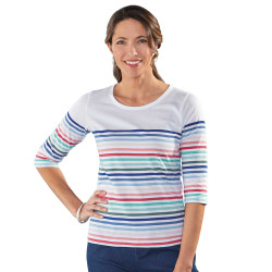 Marinière multicolore Armor-lux