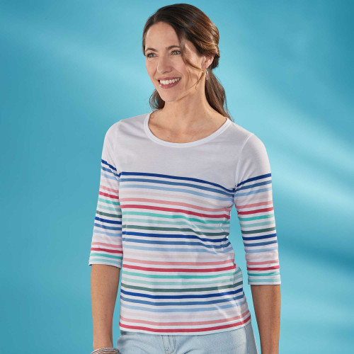 Marinière multicolore Armor-lux