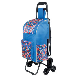 Chariot de courses Fleuri