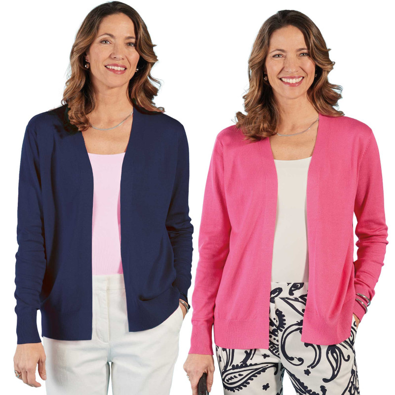 Gilet ouvert - les 2