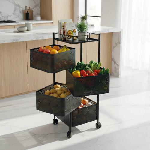 Desserte paniers mobiles