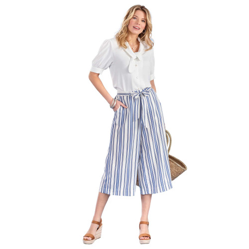 Pantacourt rayé Santorin