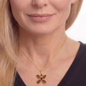 Pendentif papillon grenats (2)