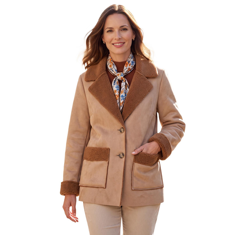 Manteau microdaim & sherpa