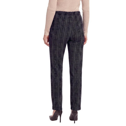 Pantalon amincissant fleurs (3)