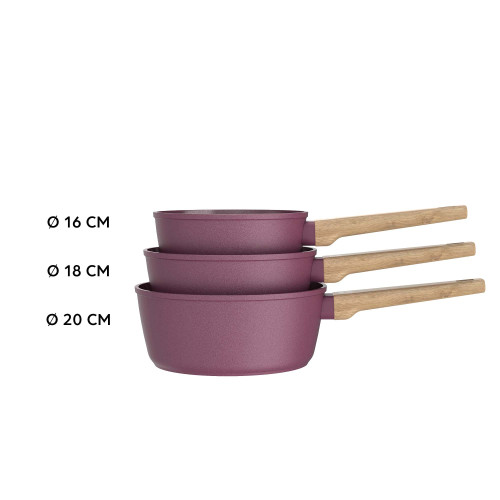 Casseroles céramique Prune - les 3 (4)