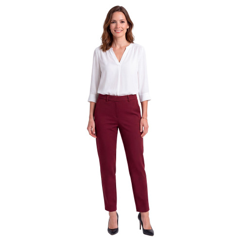 Pantalon élégance grenat (2)
