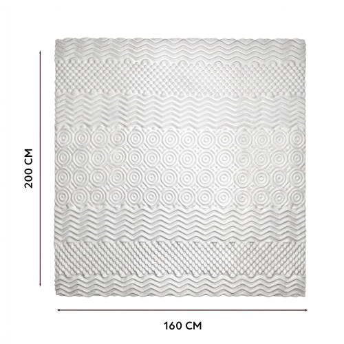 Surmatelas confort 7 zones - 2 places (4)