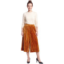 Jupe-culotte panne de velours - les 2 (de même taille) (6)