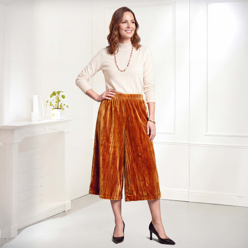 Jupe-culotte panne de velours (6)