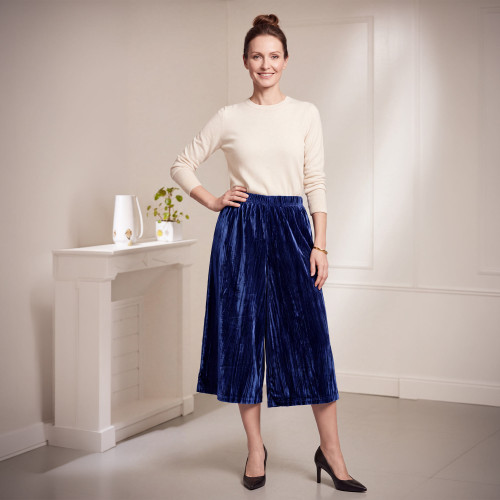Jupe-culotte panne de velours (12)