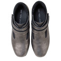 Bottines cuir argenté (3)