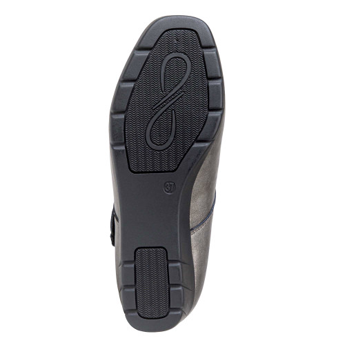 Bottines cuir argenté (5)