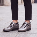 Bottines cuir argenté (8)