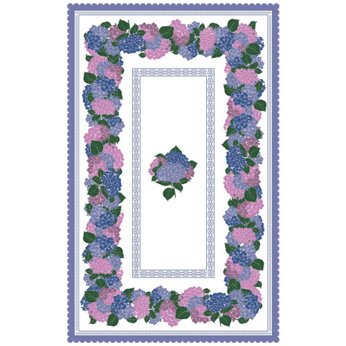 Nappe Hortensias rectangulaire (4)
