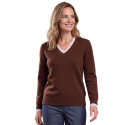 Pull dentelle Moka