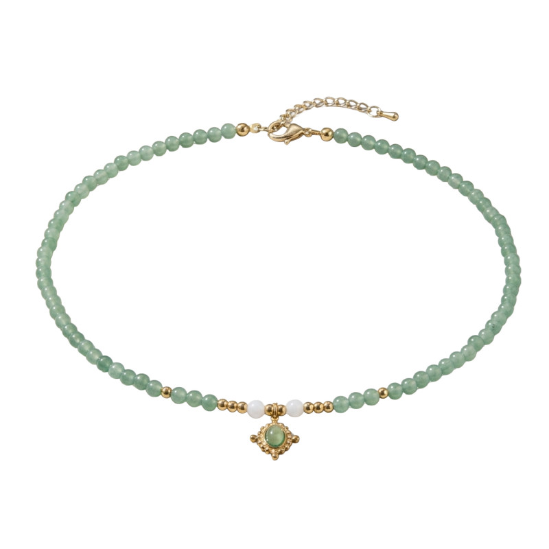 Collier aventurines
