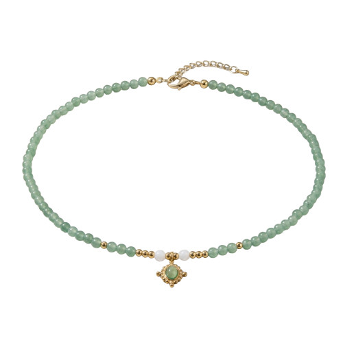 Collier aventurines