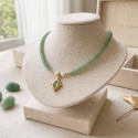 Collier aventurines (5)