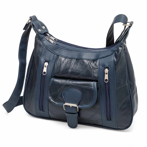 Sac cuir patchwork