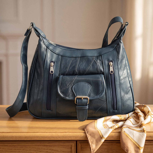 Sac cuir patchwork (3)