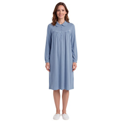 Chemise de nuit coton Bleuet