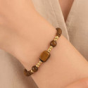 Bracelet perles Œil-de-tigre (2)
