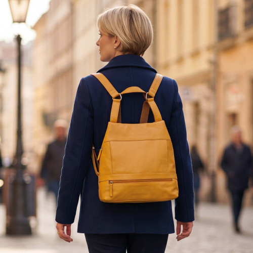 Sac à dos cuir safran (2)