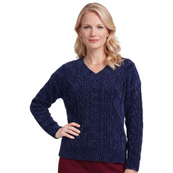 Pull torsades douceur