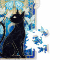 Puzzle transparence  chat & papillons (3)
