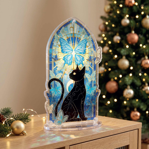 Puzzle transparence  chat & papillons (6)