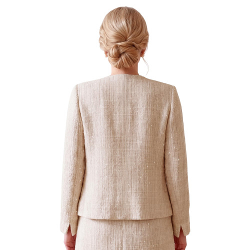Veste tweedée ivoire (2)