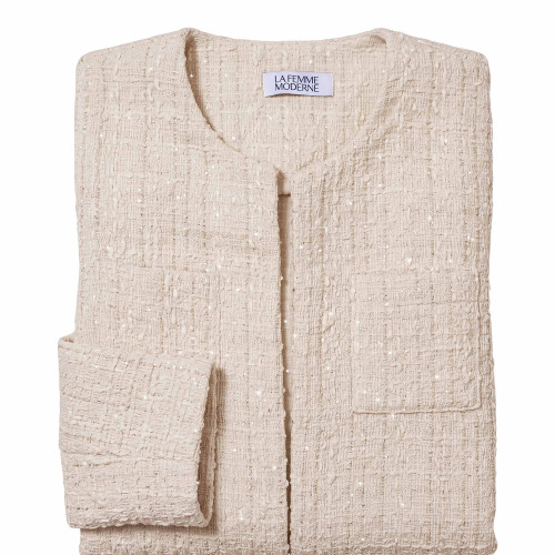 Veste tweedée ivoire (3)