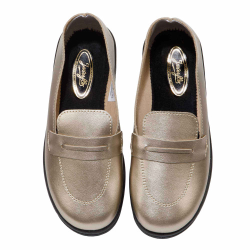 Mocassins cuir doré (4)