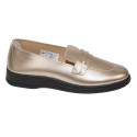 Mocassins cuir doré (5)