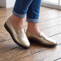 Mocassins cuir doré (7)