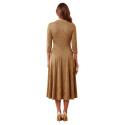 Robe drapée or (2)