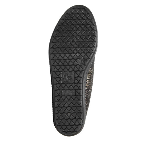 Ballerines argentées cuir (5)