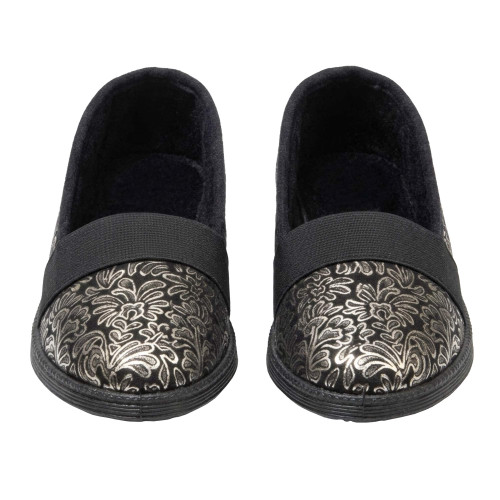 Ballerines argentées cuir (6)