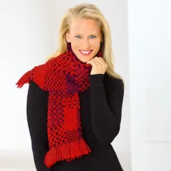 Écharpe laine jacquard