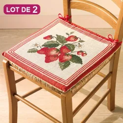 Galette de chaises «fraises d’été»