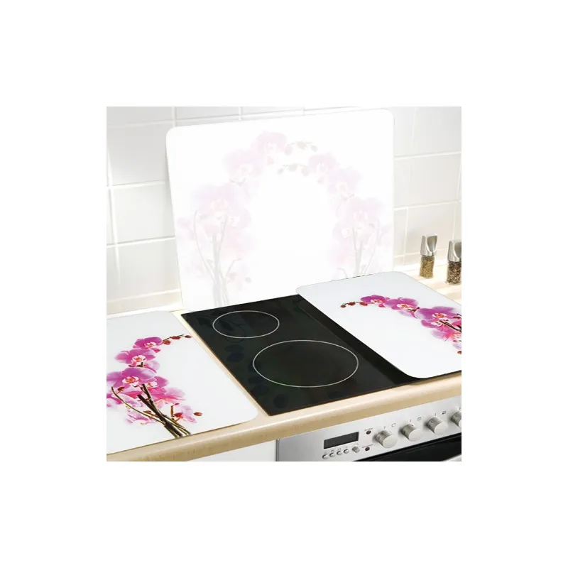 Protège-plaques orchidée - les 2