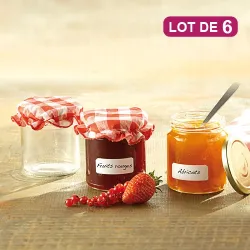 Bocaux à confiture tradition - les 6