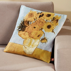 Housse de coussin  «Les Tournesols»