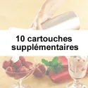 10 Cartouches pour Siphon crèmes et mousses