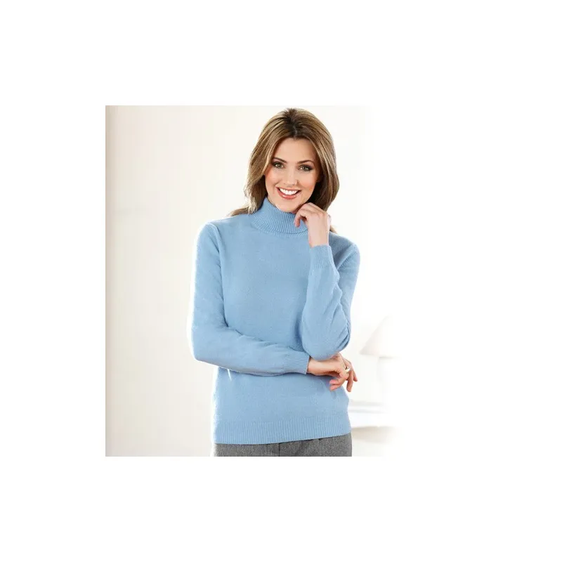 Pull lambswool Bleu